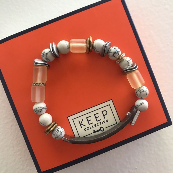 COPY - Story Beads Bracelet - Howlite - Picture 1 of 2